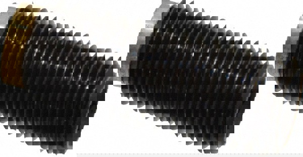 Set Screw: M10 x 1.50 x 25 mm, Soft Tip Point, Steel, Grade 5.8